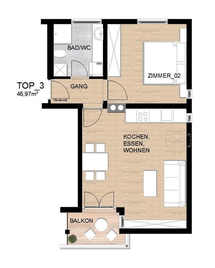 シュルンスHaus Kapellアパートメント エクステリア 写真
